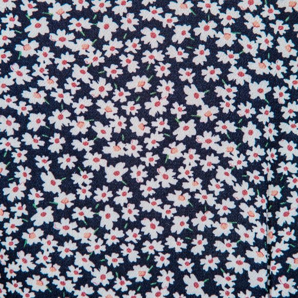 Abercrombie & Fitch Ditsy Floral Linen Real Wrap Dress - Picture 6 of 12